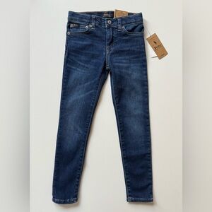 Polo Ralph Lauren Girls Aubrie Denim Legging, Classics Blue - Size 6